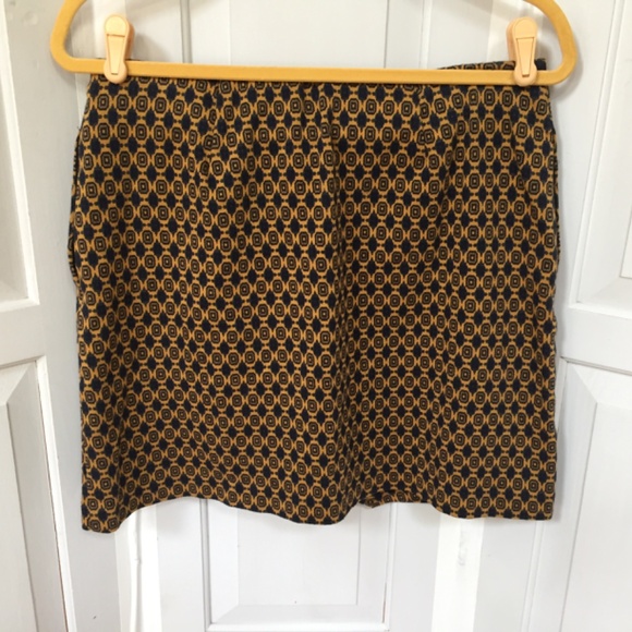 CAbi Black and Brown Mini Skirt - Picture 9 of 14